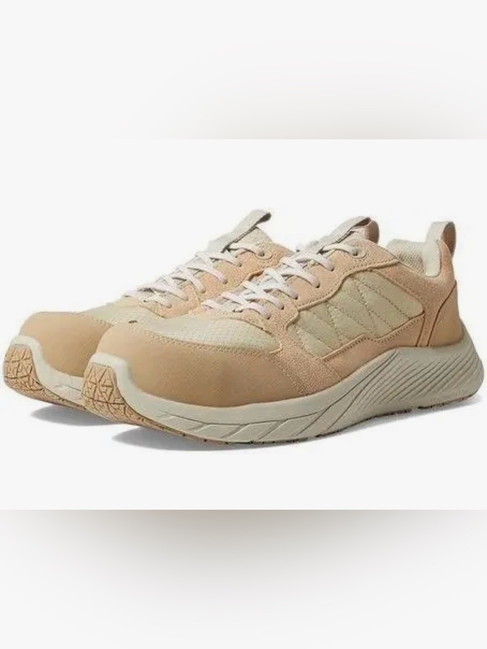 Merrell Alpine Sneaker CF Men’s Beige/Tan Low Top Lace-Up Slip Resistant Size 9